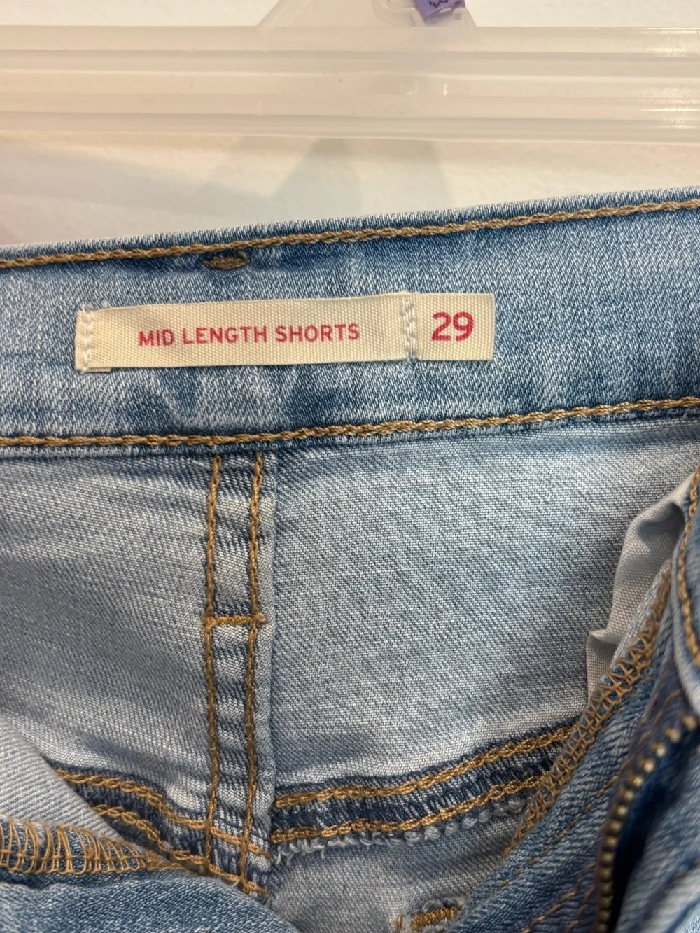 Levi’s Classic Light Wash Denim Shorts